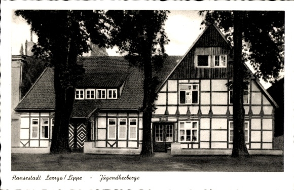 Ak Lemgo Lippe, Blick auf die Jugendherberge