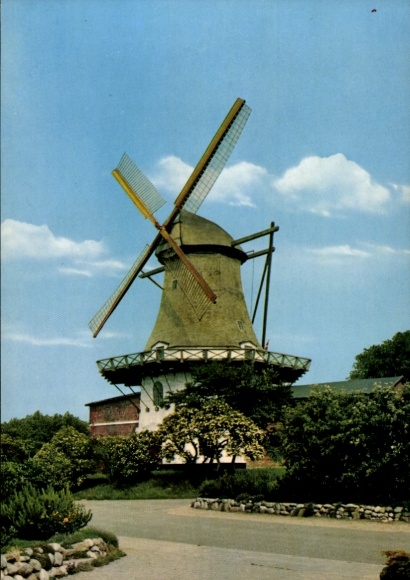 Ak Højer Hoyer Dänemark, Windmühle