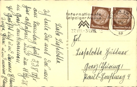 Postcard Berlin Steglitz Lichterfelde, Carp Pond, Park