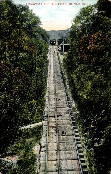 Ak Hongkong China, Tramway up the Peak