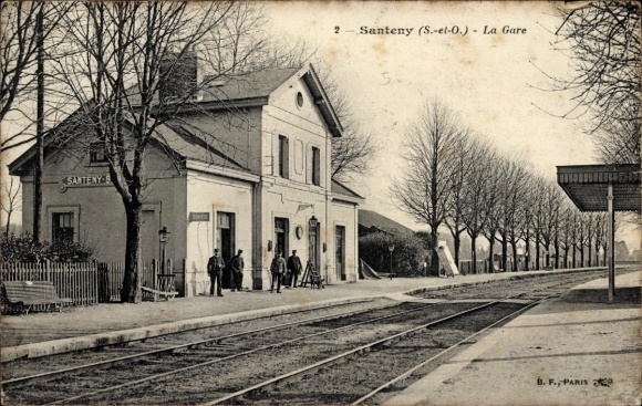 CPA Santeny Val de Marne, Gare