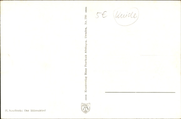 Künstler Ak Kaulbach, H., Der Störenfried, Kinder
