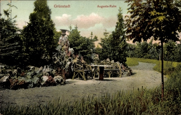 Ak Grünstadt in der Pfalz, Augusta-Ruhe