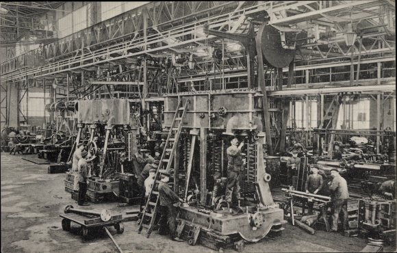 PC Hanseatic City of Bremen, mounting v. Ship machines, Maschinenfabrik AG Weser