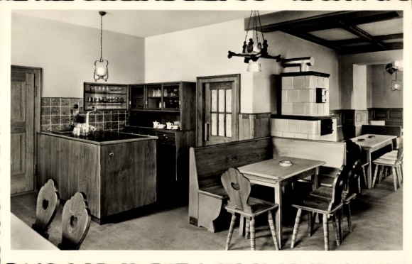 Ak Pommelsbrunn in Mittelfranken, Bahnhof Hotel, Inh. Wilhelm Lutz, Restaurant
