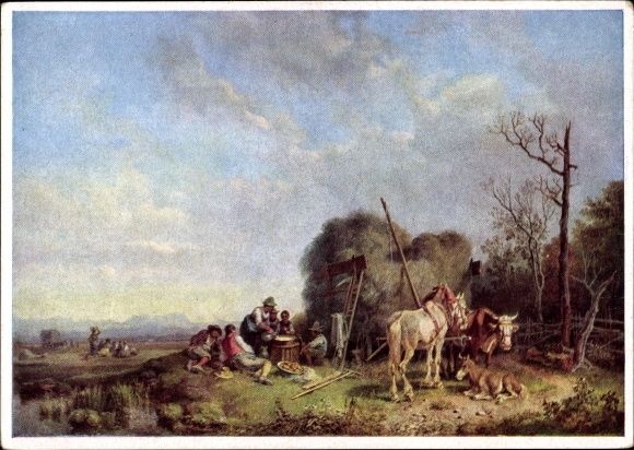 Artist PC Bürkel, Heinrich, Rast, HDK 292