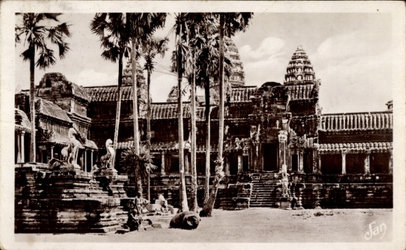 Ak Angkor Wat Kambodscha, Un coin du Perron Crucial