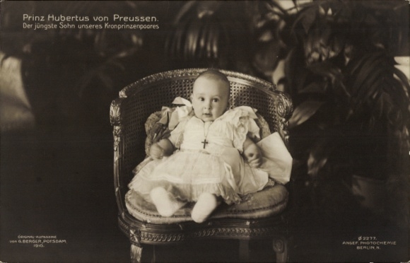 Ak Prinz Hubertus von Preußen, Jüngster Hohenzoller, PH Berlin 2276