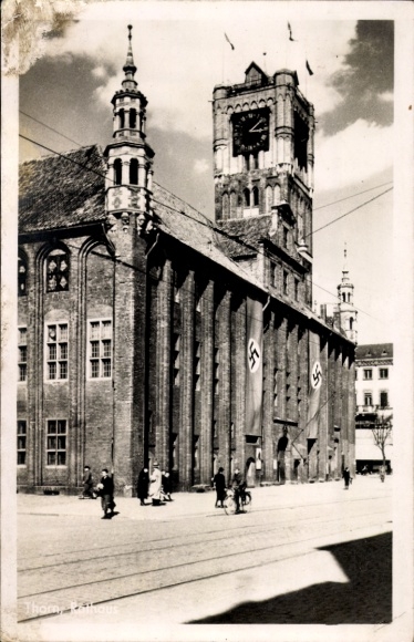 Ak Toruń Thorn Westpreußen, Rathaus