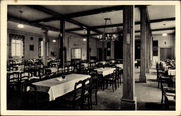 PC Wilkau Haßlau in Saxony, followers&#39; hall of the Oswald Stengel company, interior view