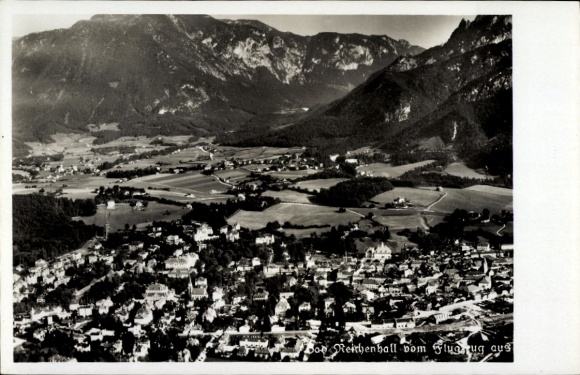 Ak Bad Reichenhall in Oberbayern, Fliegeraufnahme