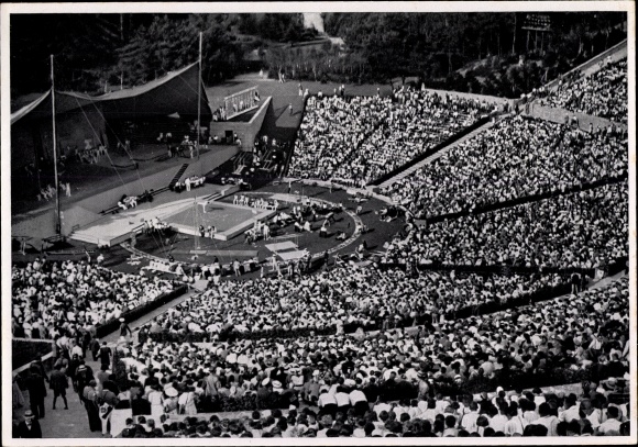 Collection picture Olympia 1936, Dietrich Eckart open-air stage, gymnastics competitions