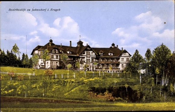 Ak Jahnsdorf im Erzgebirge, Bezirksstift