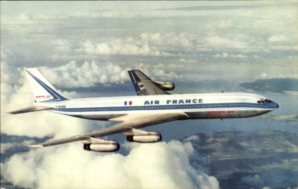 KP Francuski samolot pasażerski Air France, Boeing 707 Intercontinental, F-BHSB