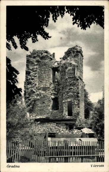 Oradna Rodna Roemenië, ruïnes