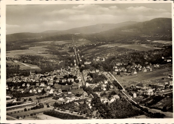 Postcard Bad Soden am Taunus Hessen, aerial photograph