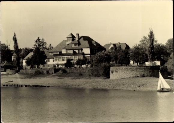 Postcard Paulsdorf Dippoldiswalde in the Eastern Ore Mountains, HO Hotel Haus Seeblick