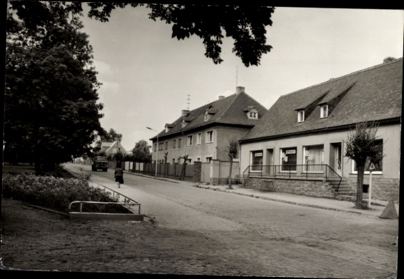 Ak Schafstädt Bad Lauchstädt Sachsen Anhalt, Bahnhofstraße