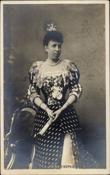 Ak Maria Christina von Österreich, Königin von Spanien, Portrait