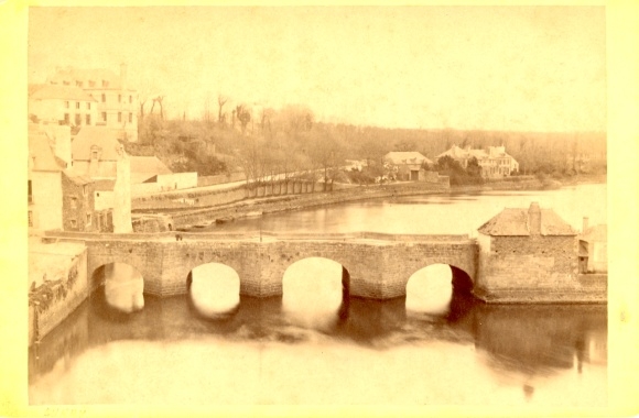Photo Auray Morbihan, partial view, bridge