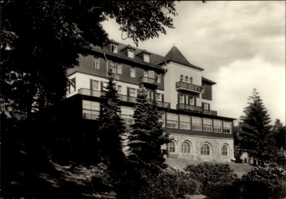 Postcard Bärenfels Altenberg in the Ore Mountains FDGB holiday home