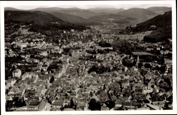 Ak Dinglingen Lahr im Schwarzwald, Fliegeraufnahme