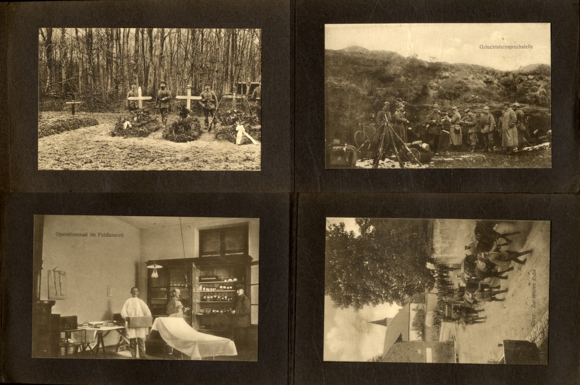 Album 1st World War 50 Postcard of the KS 45th replacement brigade, Sarrebourg Saarburg Lorraine around 1915