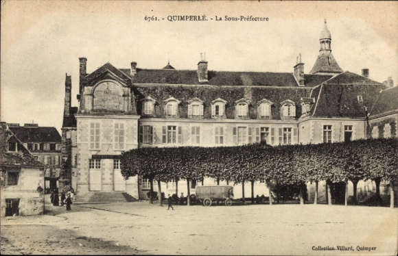 PC Quimperlé Finistère, La Sous-Préfecture, architecture, trees, carriages