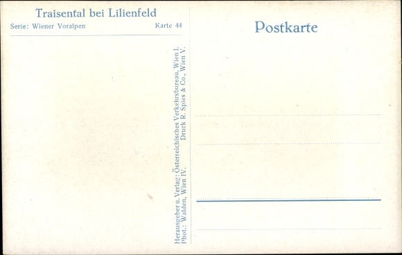Postcard Lilienfeld in Lower Austria, Traisental, Winter, Vienna Prealps