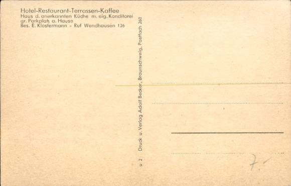Postcard Wendhausen Lehre in Lower Saxony, Hotel Restaurant Waldesruh, interior view