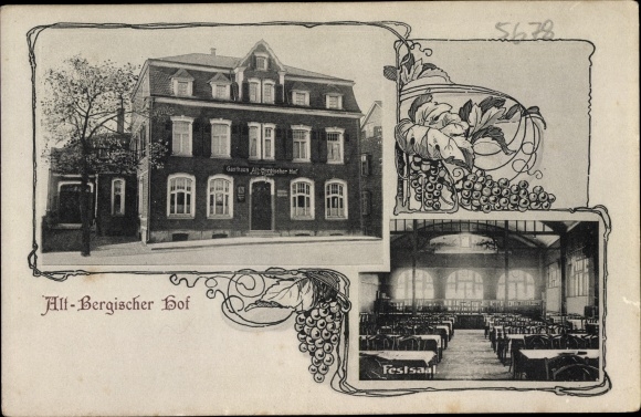 Postcard Bergisch Born Lennep Remscheid in the Bergisches Land, Alt-Bergischer Hof