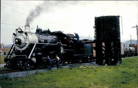 10 old Postcard various locomotives