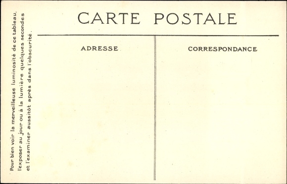Halt Against The Light Postcard La Boxe, boxing, boxing match, boxers in the ring