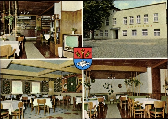 PC Reinfeld in Holstein, Hotel Stadt Hamburg, interior, coat of arms