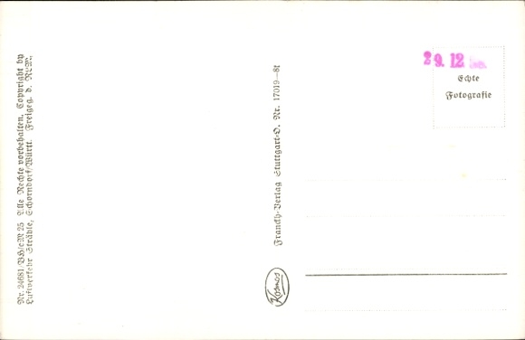 Postcard Oehringen Öhringen in Hohenlohekreis Württemberg, aerial photograph