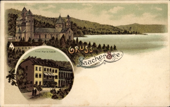 Ak Maria Laach Glees in der Eifel, Hotel Maria Laach
