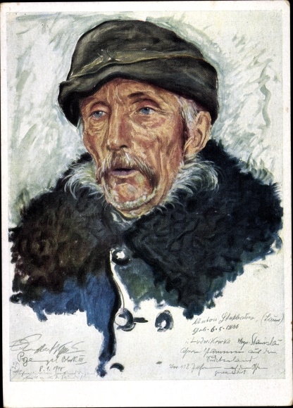 Künstler Ak Engelhardt, O., Bauer Anton Steckbauer, VDA