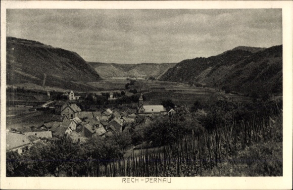 Postcard Rech Dernau an der Ahr, general view
