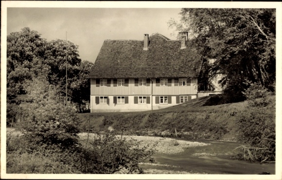 Postcard Friesenhofen Leutkirch im Allgäu, School Camp Hitzelinde