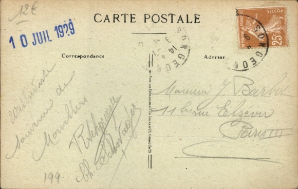 Postcard Gournay en Bray Seine Maritime, Ancien Couvent, Chapelle Saint Francois