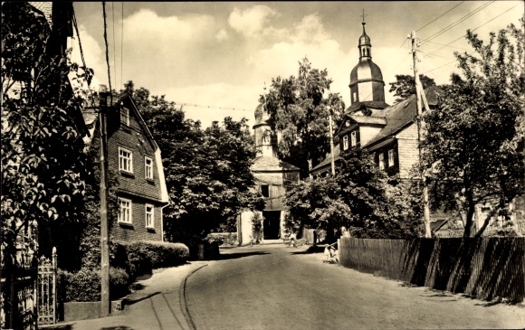 Ak Meuselbach Schwarzmühle, Karl Marx Strasse