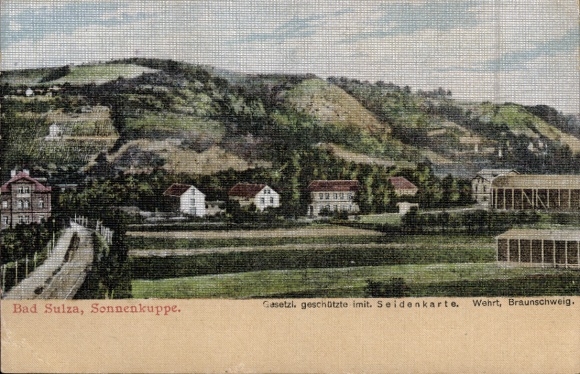 Seiden Ak Bad Sulza in Thüringen, Sonnenkuppe