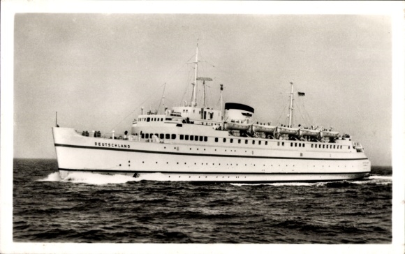 Ak Bundesbahn Hochsee Vliegdekschip Duitsland
