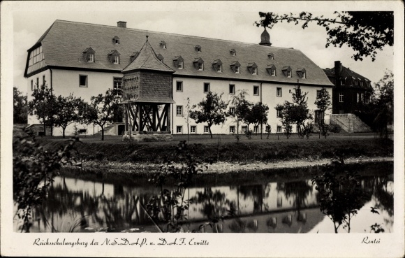 Postcard Erwitte NRW, Reichsschulungsburg of the NSDAP and DAF, Rentei, Taubenschlag