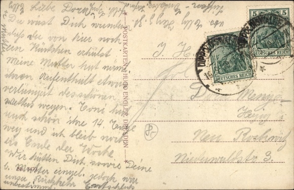 Postcard Malter Dippoldiswalde in the Eastern Ore Mountains, dam, barrier wall, house Seeblick, Paulsdorf