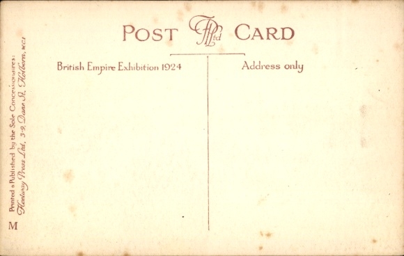 AK Wembley London, British Empire Exhibition 1924, World Exhibition, Main Avenue