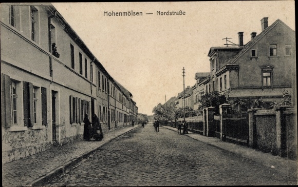 Ak Hohenmölsen im Burgenlandkreis, Nordstraße, Wohnhäuser