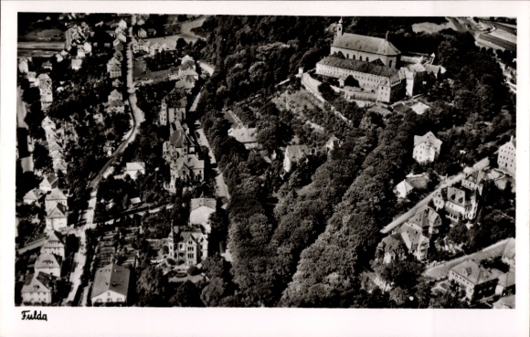 Ak Fulda in Hessen, luchtfoto