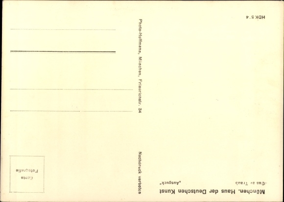 Artist PC Traub, Gustav, lookout, HDK 574