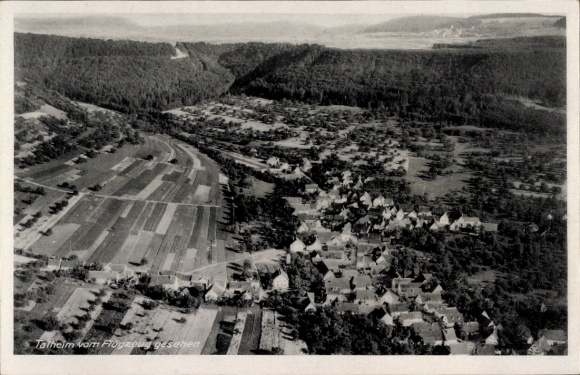 Ak Talheim Mössingen in Württemberg, luchtfoto